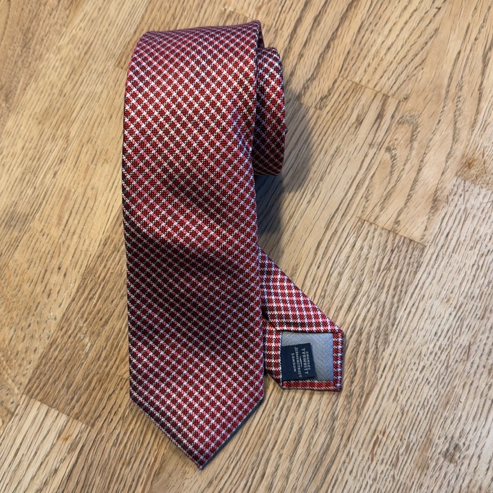 Charles Tywritt Men’s Checkered Tie 2.75 in width